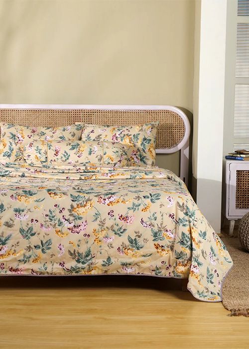 Nola Floral Summer Katha Set