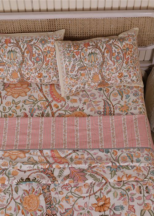 Tree of Life Mulmul Summer Blanket