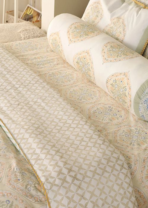 Bolster Cover - Valerie Cream