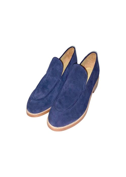 Suede Leather Slip Loafers