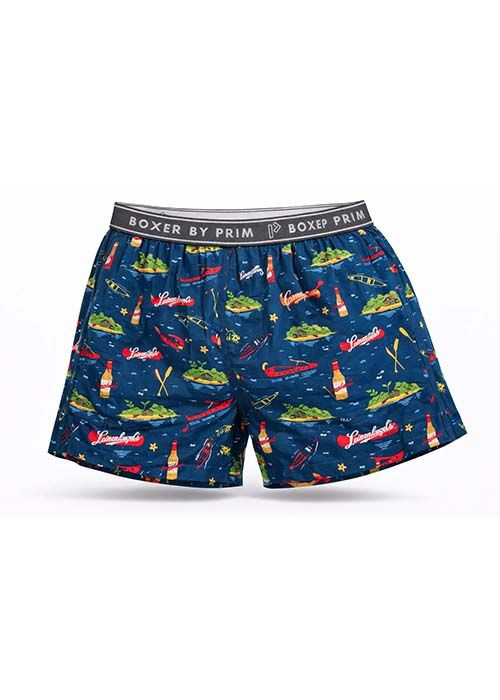 Lake Adventure Cotton Boxer Shorts