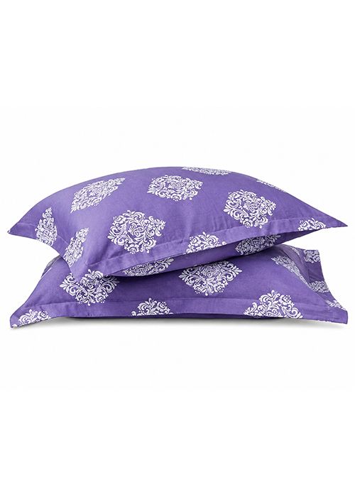 Lavender Cotton Motif Cushion Cover Set