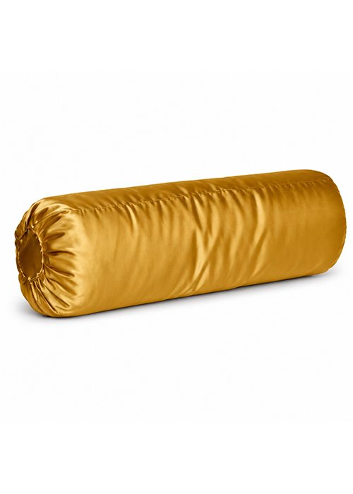 Metallic Gold Satin Bolster Case