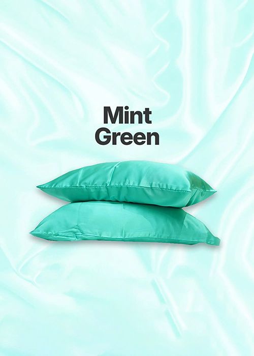 Mint Green Satin Pillowcase