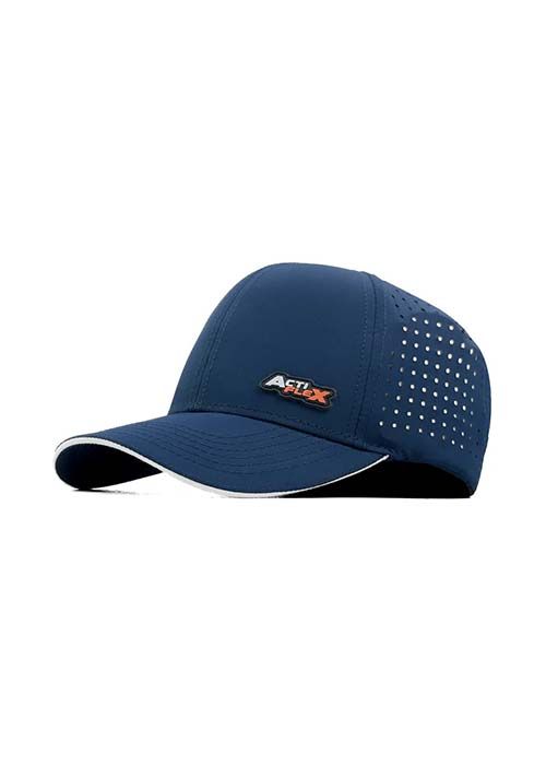 Navy Blue ActiFlex Polyester Ventilated Sports Cap