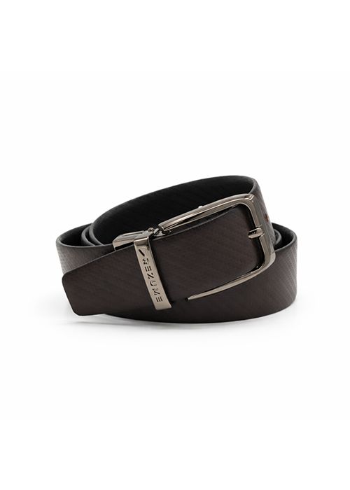 REZUME Cronus Reversible Leather Belt Black Brown Dual Tone