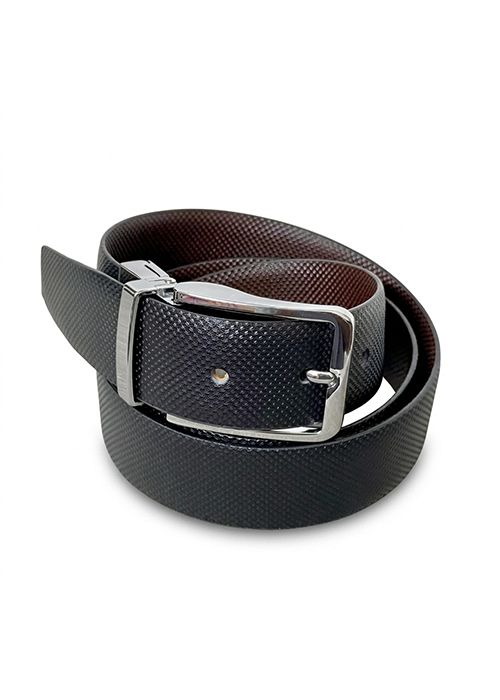Rezume Graben Reversible Textured Leather Belt 2