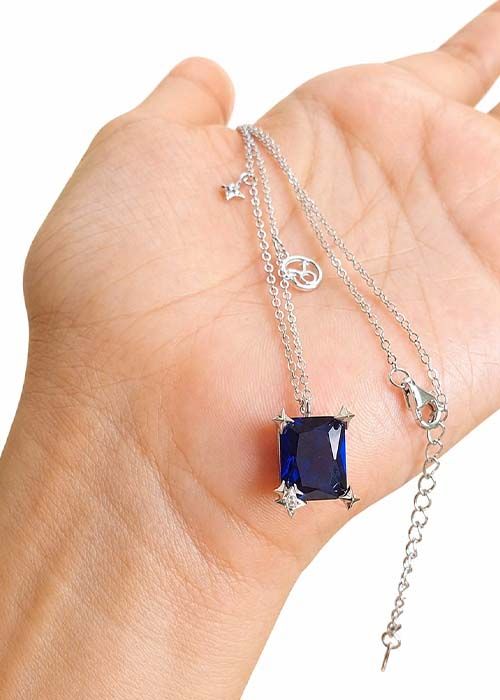925 Sterling Silver Taurus Constellation Pendant Necklace
