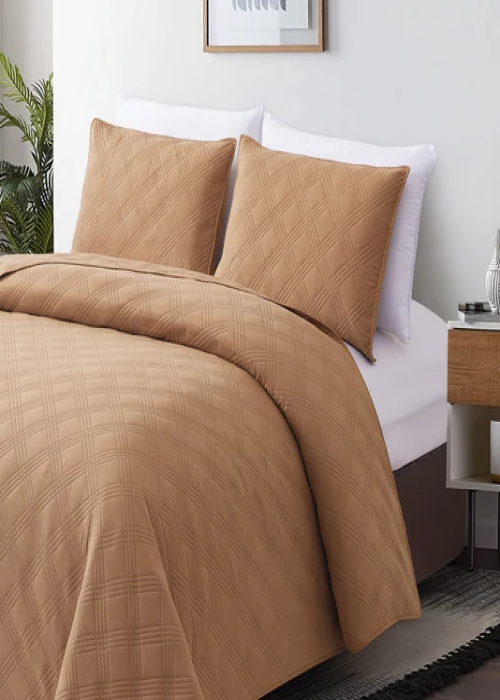 Ermine Pinsonic Quilted Bedspread Set
