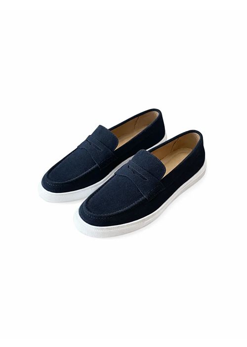 Suede Leather Penny Slip-On Casual Loafers