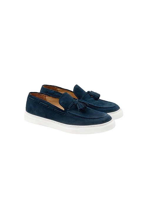 Suede Tassel Slip-On Loafer