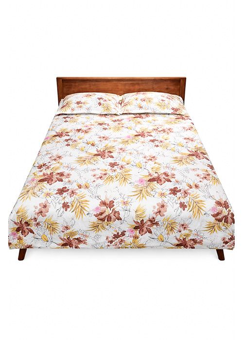 Floral Printed Cotton Bedsheet Set