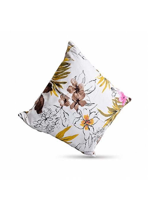 Sunset Floral Print Cushion Cover