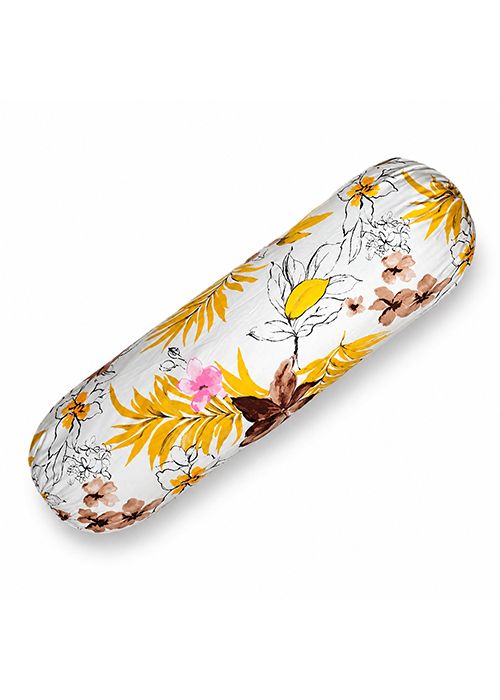 Floral Print Cotton Bolster Cover
